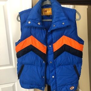 Vintage Vest (Blue/Orange)
